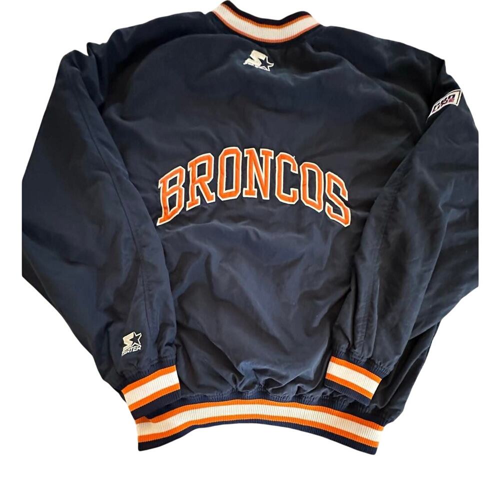 Vintage Starter Broncos Pullover Windbreaker XL 90s
